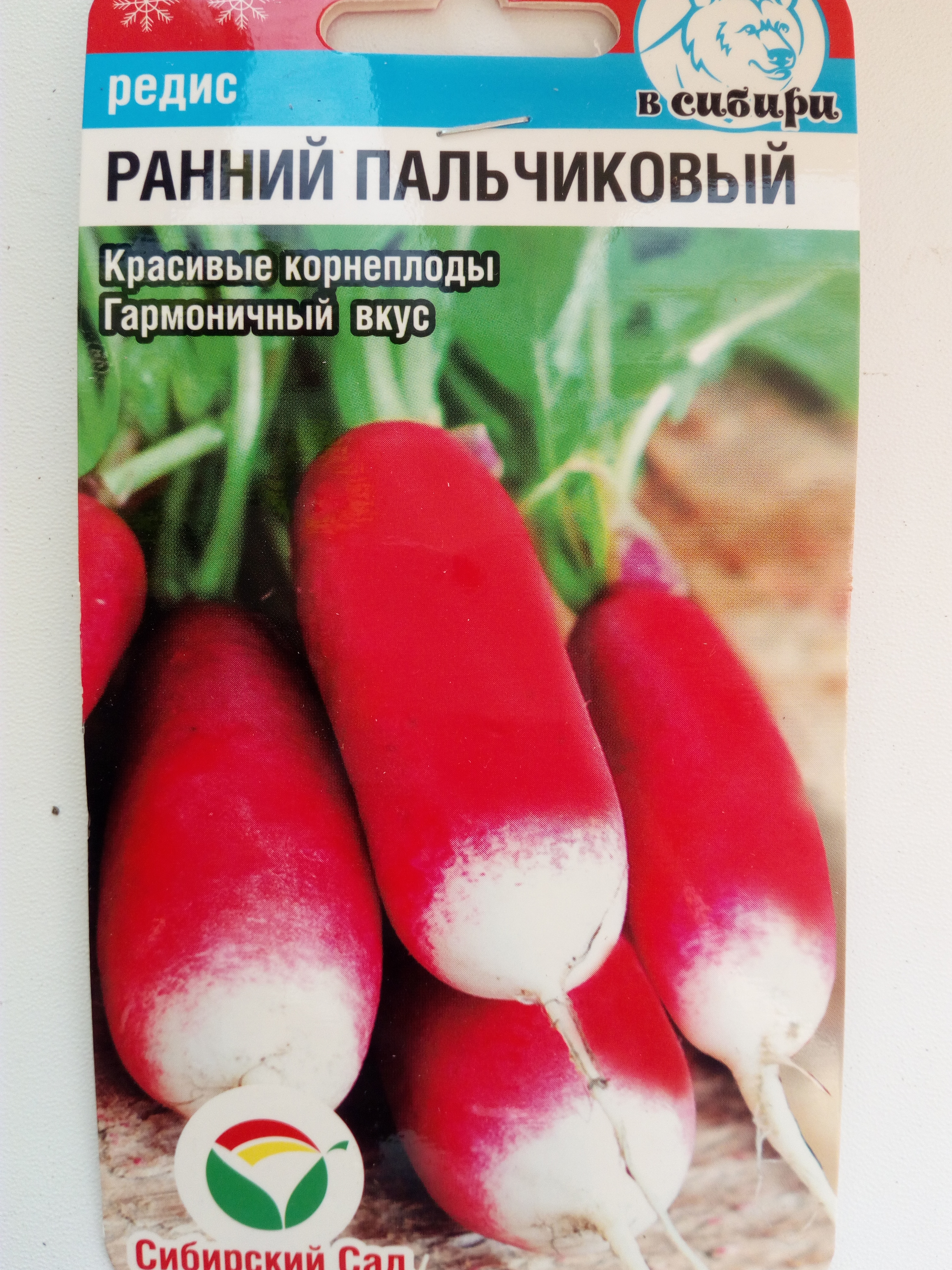 Редис Ранний пальчиковый