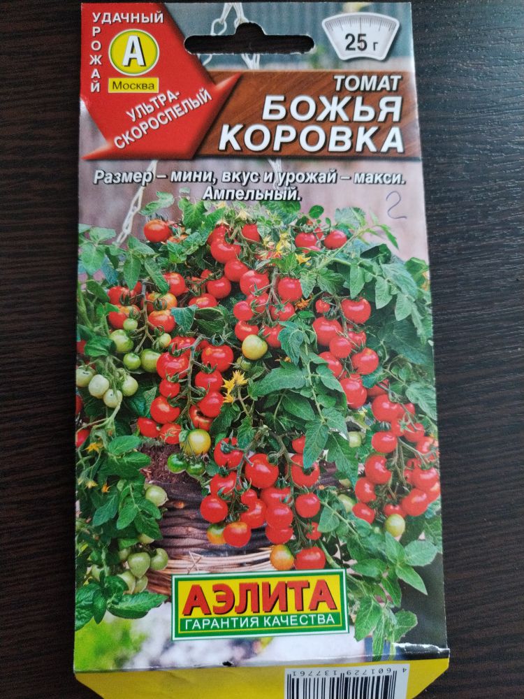 Ампельный Томат Божья Коровка