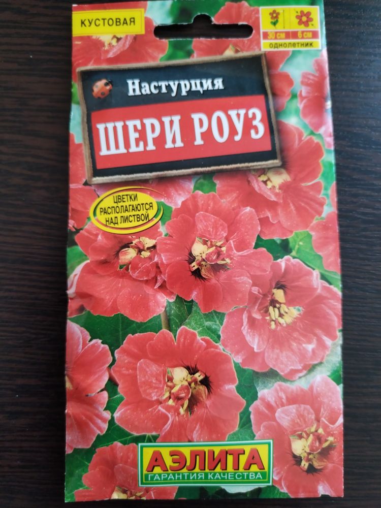 Настурция шери Роуз(кустовая)