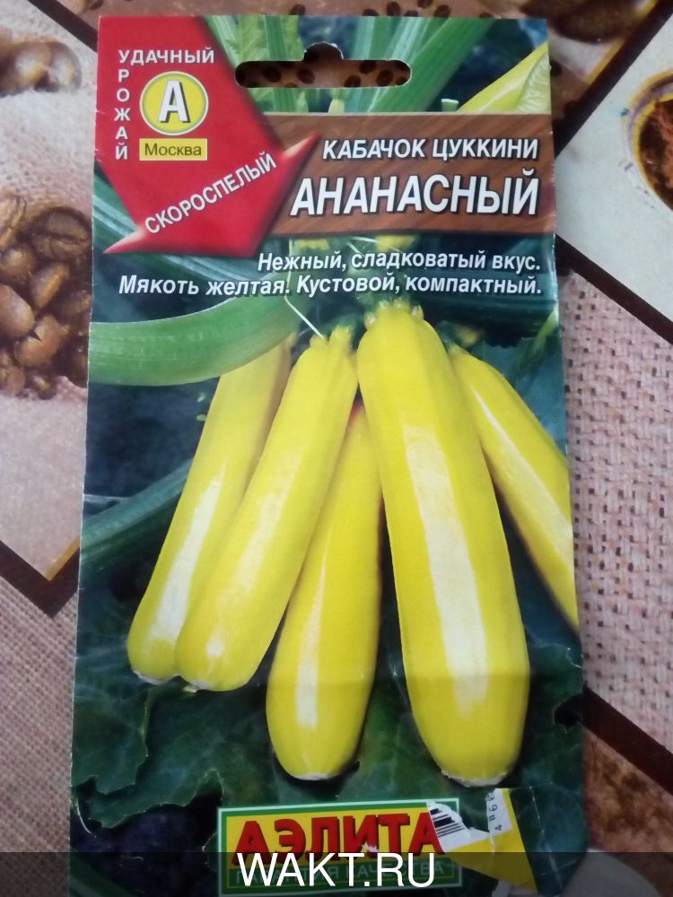 Кабачок Ананасный (цуккини)